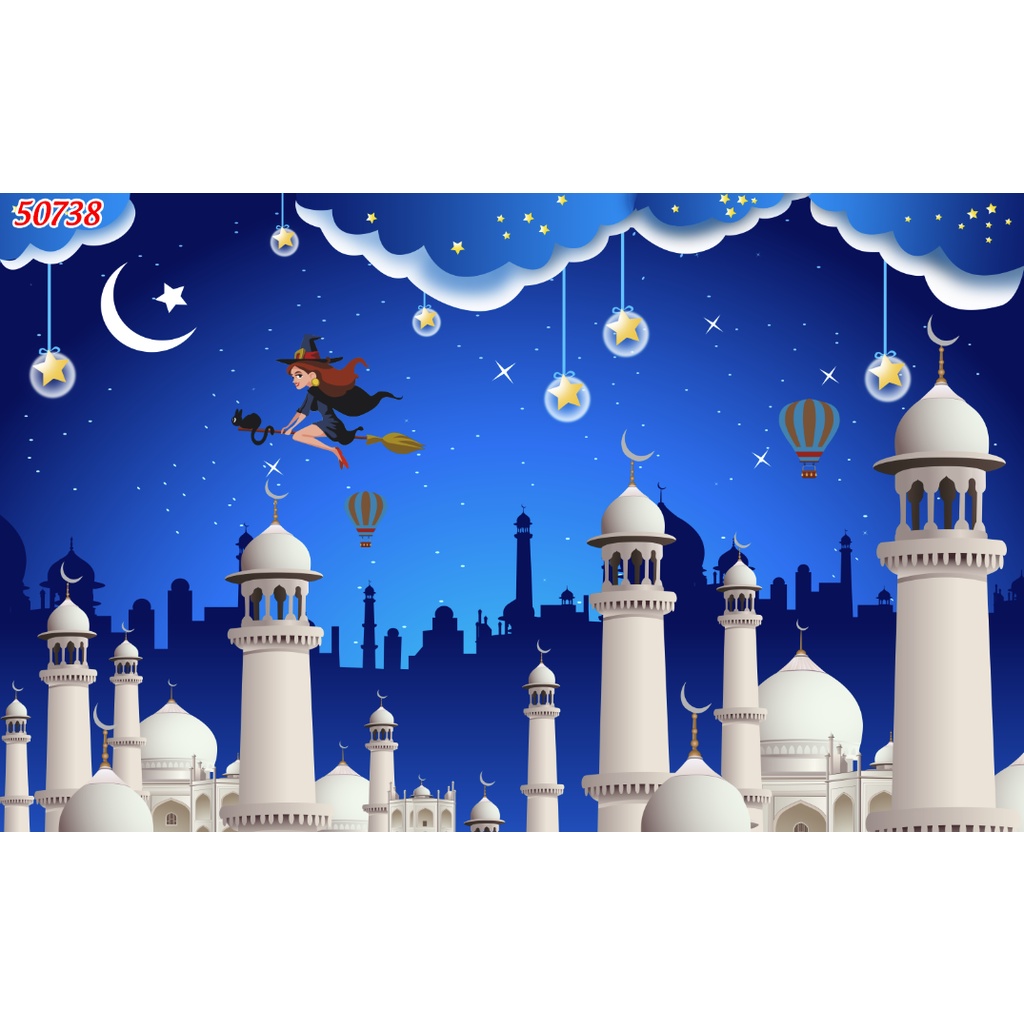 Tranh Dán Tường 3D Phòng Trẻ Em Hình Khinh Khí Cầu