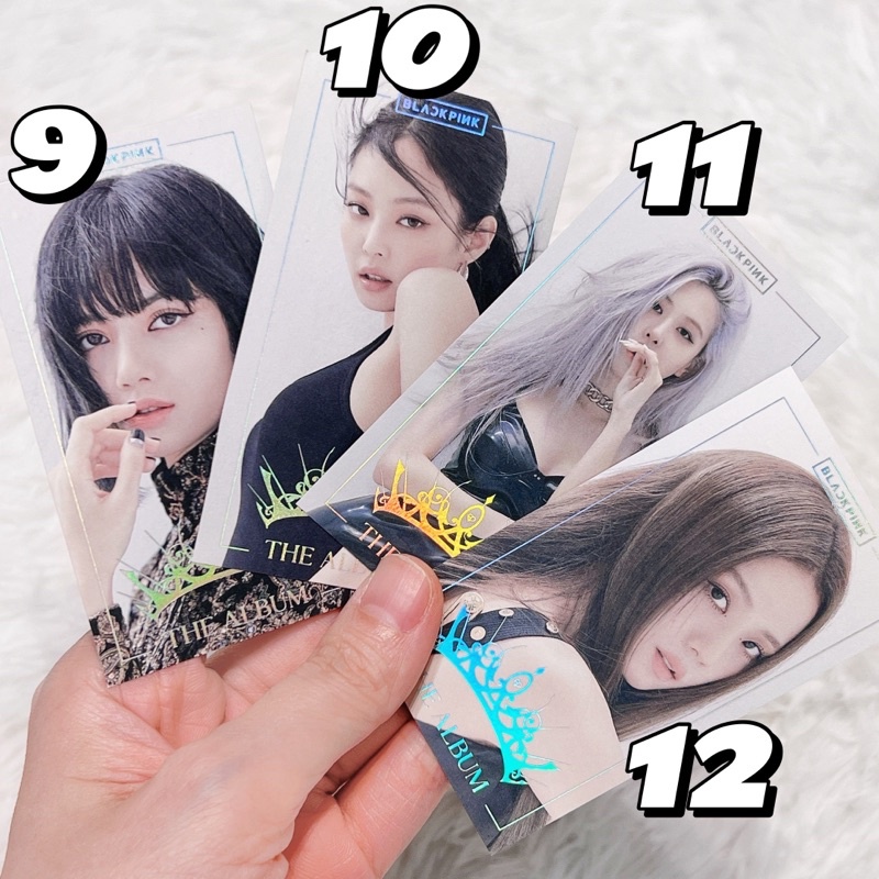 Ảnh photocard Jennie Rosé Lisa Jisoo card BLACKPINK chính hãng