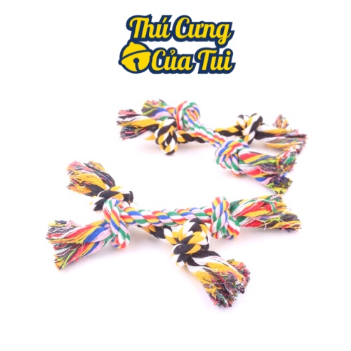 Đồ Chơi Gặm Hình Dây Thừng Thắt Cho Thú Cưng Chó Mèo - Thú Cưng Của Tui