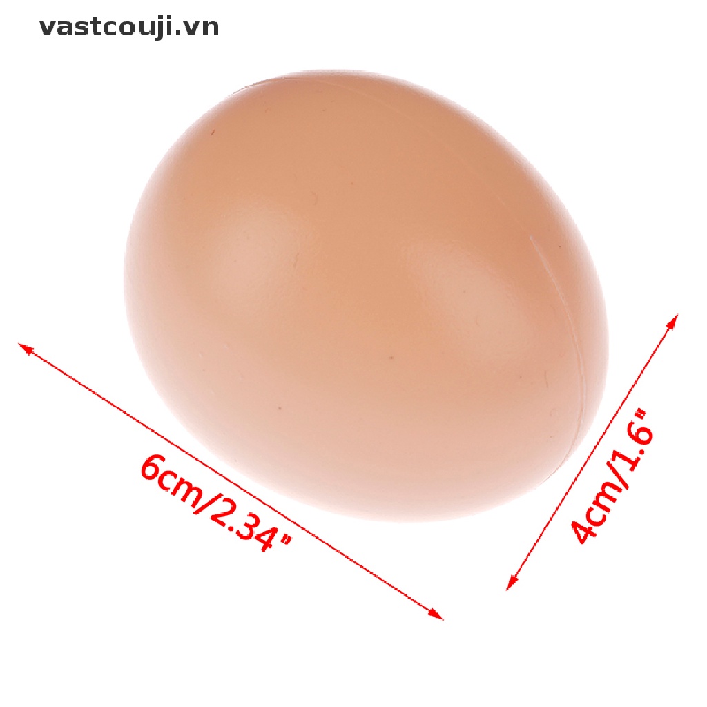 Set 5 Quả Trứng Gà Giả Bằng Nhựa Trang Trí Tiệc