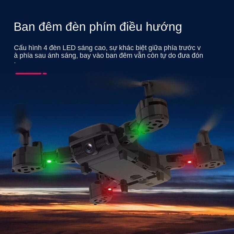 Chụp ảnh trên không UAV HD camera kép chuyên nghiệp Máy bay điều khiển từ xa 3000m gấp trực thăng mô hình quadcopt