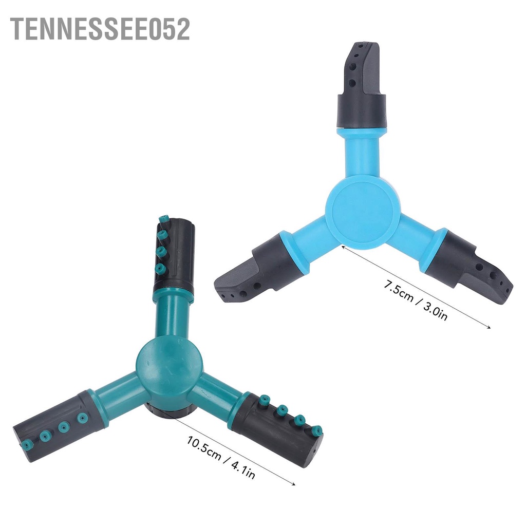 Tennessee052 Vòi phun nước dạng tấm bạt lò xo tự động xoay cho trẻ em ngoài trời xoáy bằng nhựa để làm vườn mùa hè