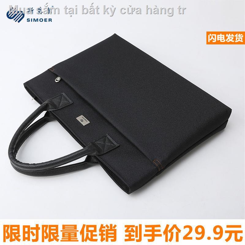 Túi máy tính 14 inch mới nhỏ công sở cặp nam xách thường suất lớn | BigBuy360 - bigbuy360.vn