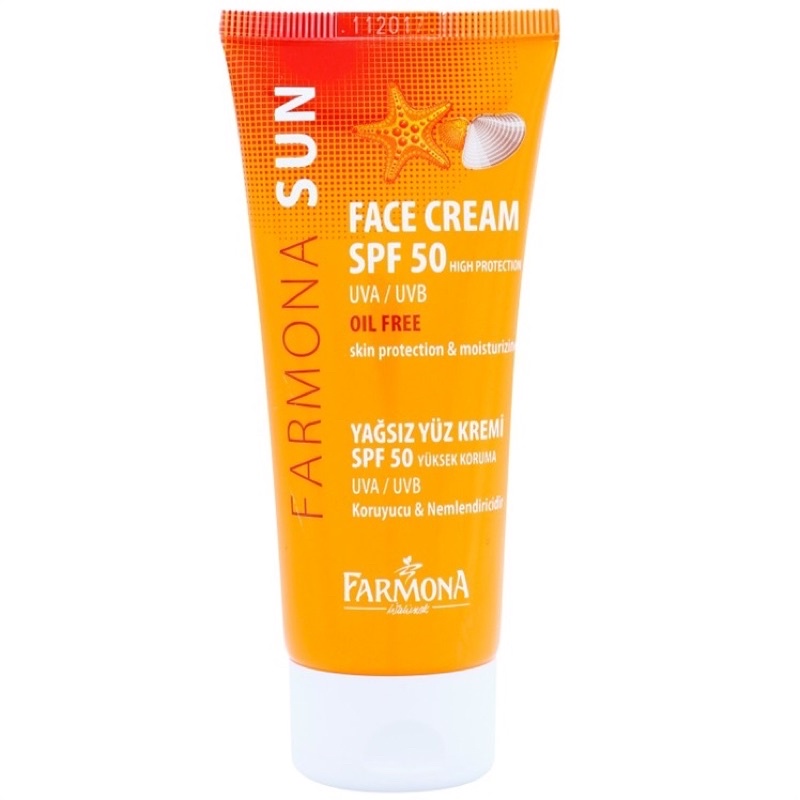 Kem chống nắng SPF50 không chứa dầu cho da mặt - Farmona Sun Face Cream SPF50 Oil Free 50ml