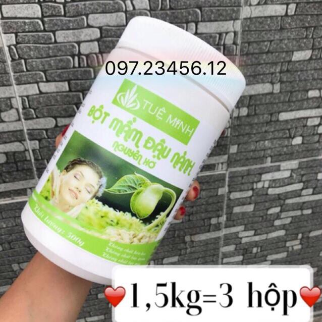 COMBO 3 HỘP =1,5 KG Mầm đậu nành Nguyên xơ Tuệ Minh