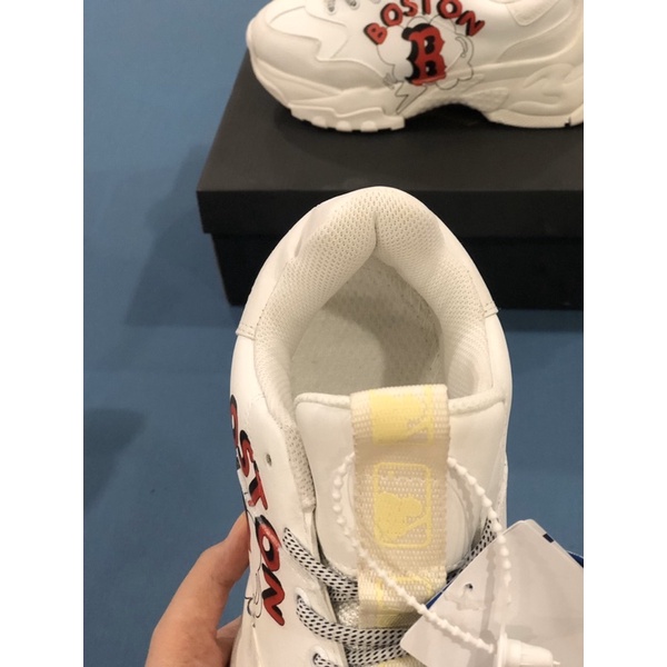 Giày Sneaker MLB Nam Nữ, Giày Boston, NY, LA Da Bò Đế 2 Lớp Tăng Chiều Cao Hàng Cao Cấp Full Box + Bill | BigBuy360 - bigbuy360.vn
