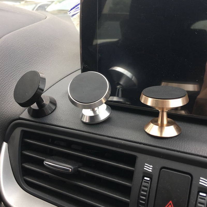 Giá Đỡ Điện Thoại Từ Tính Xoay 360 Độ Thông Dụng Cho Xe Hơi