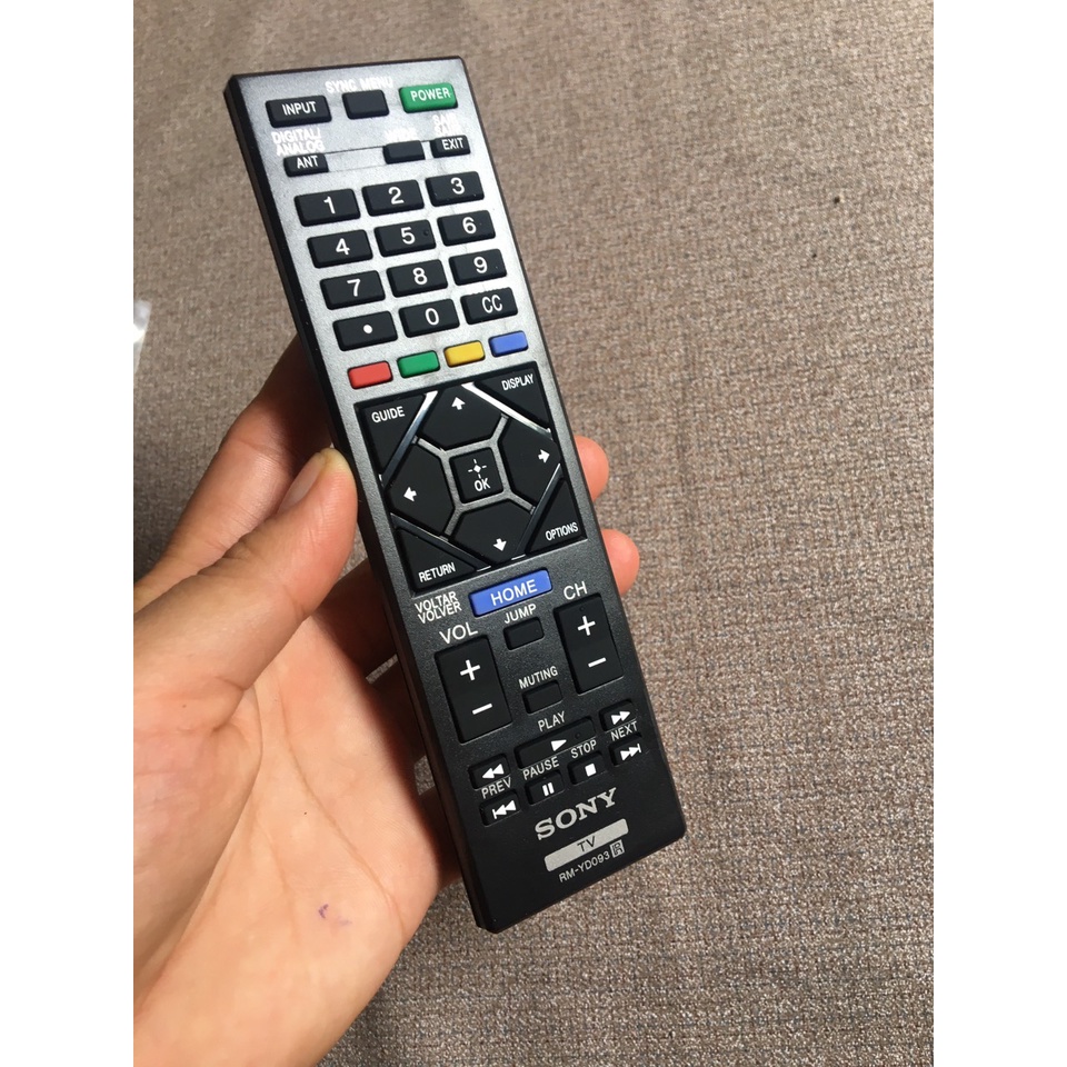 Remote Điều khiển tivi Sony RM-ED093 loại ngắn LCD hàng tốt 100%