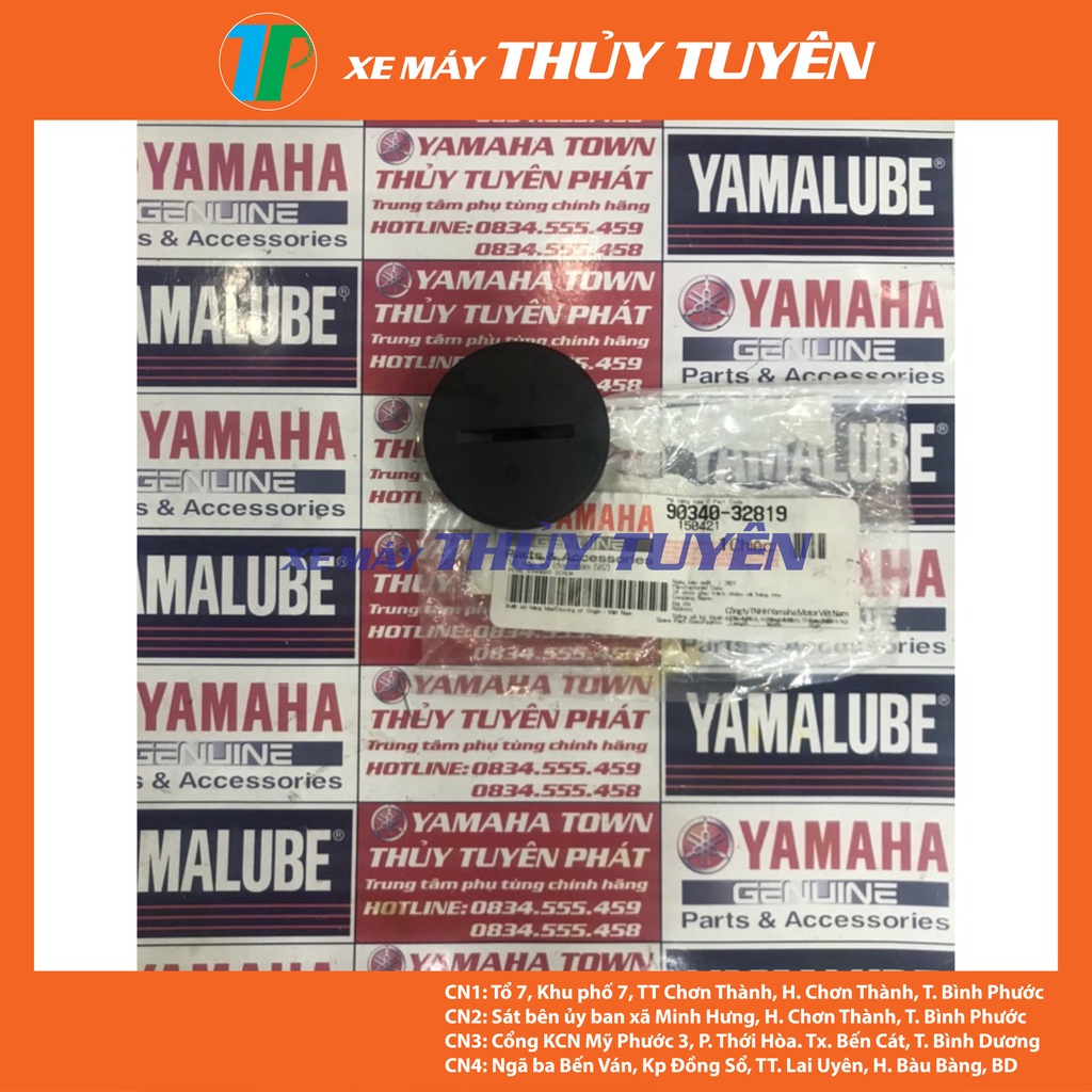 Vít nắp xả đen nhám lốc mâm lửa ex 135 chính hãng yamaha