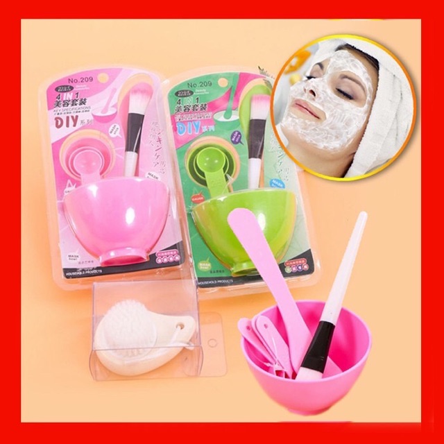 Bộ bát trộn đắp mặt nạ