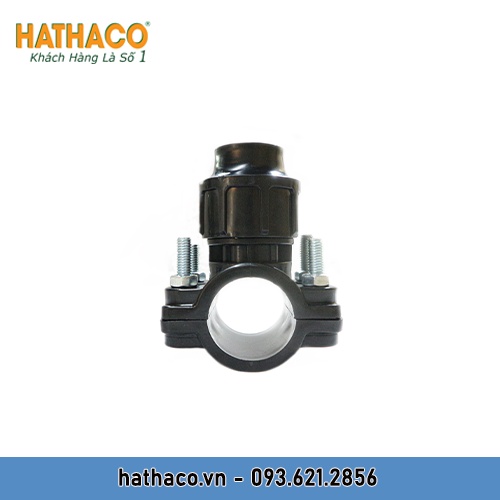 Đai Khởi Thủy Cắm Ống Trực Tiếp 50 HATHACO Dùng Chia Nhánh Ống HDPE  Ra Ống 25 Chính Hãng Sản Xuất Tại VN