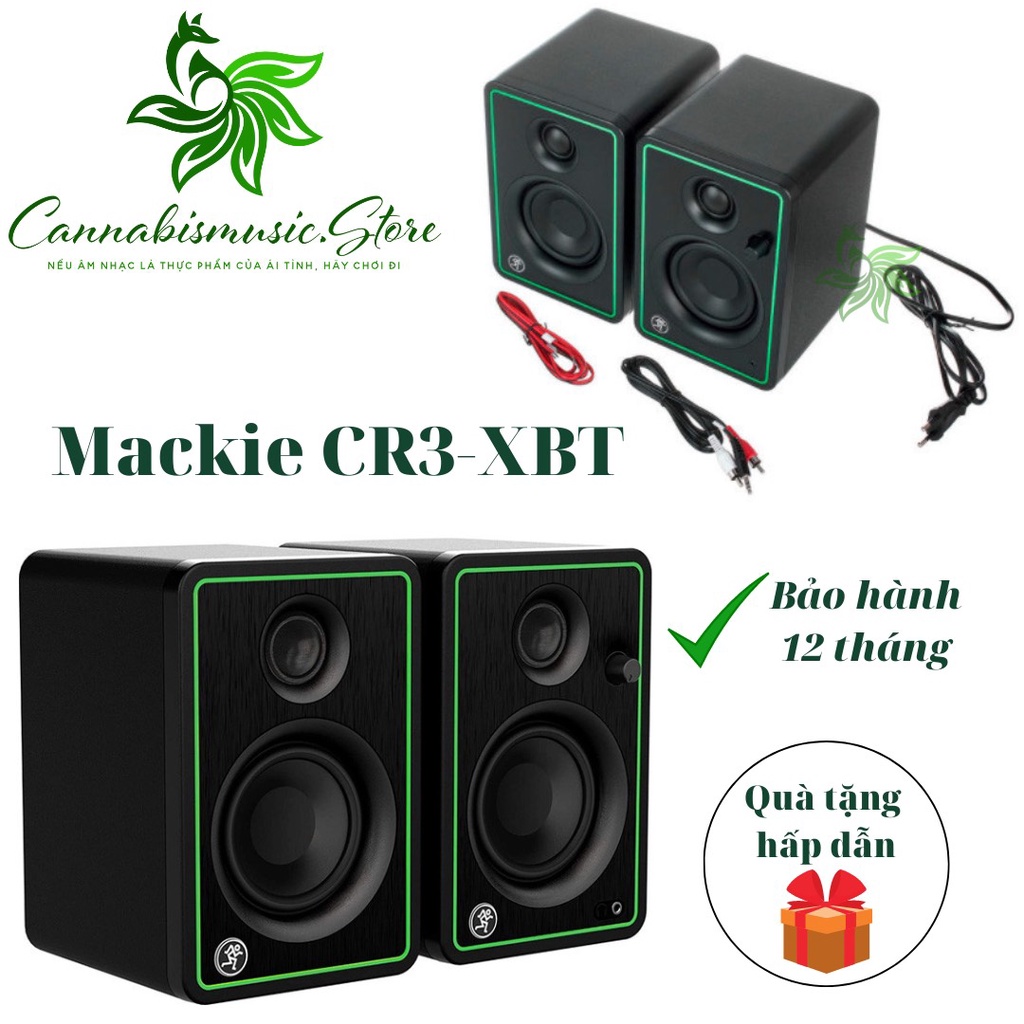 Mackie CR3 XBT Loa Kiểm Âm Nghe Nhạc Eris Powered Studio Monitor Speaker CR3XBT Pair