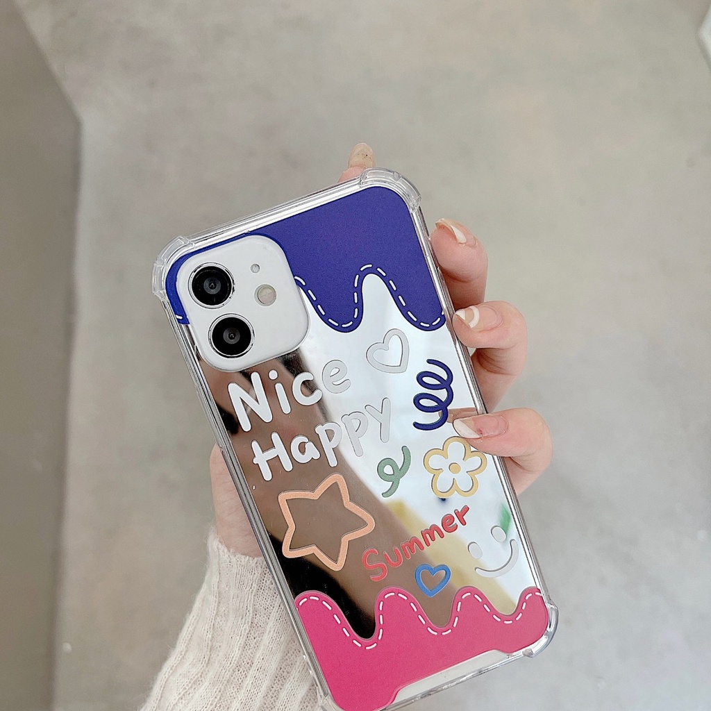 Ốp lưng điện thoại Iphone TRÁNG GƯƠNG Caro chống sốc 4 góc ip7,8,plus/X,XS/XSMAX/11/11/12/13,pro,max