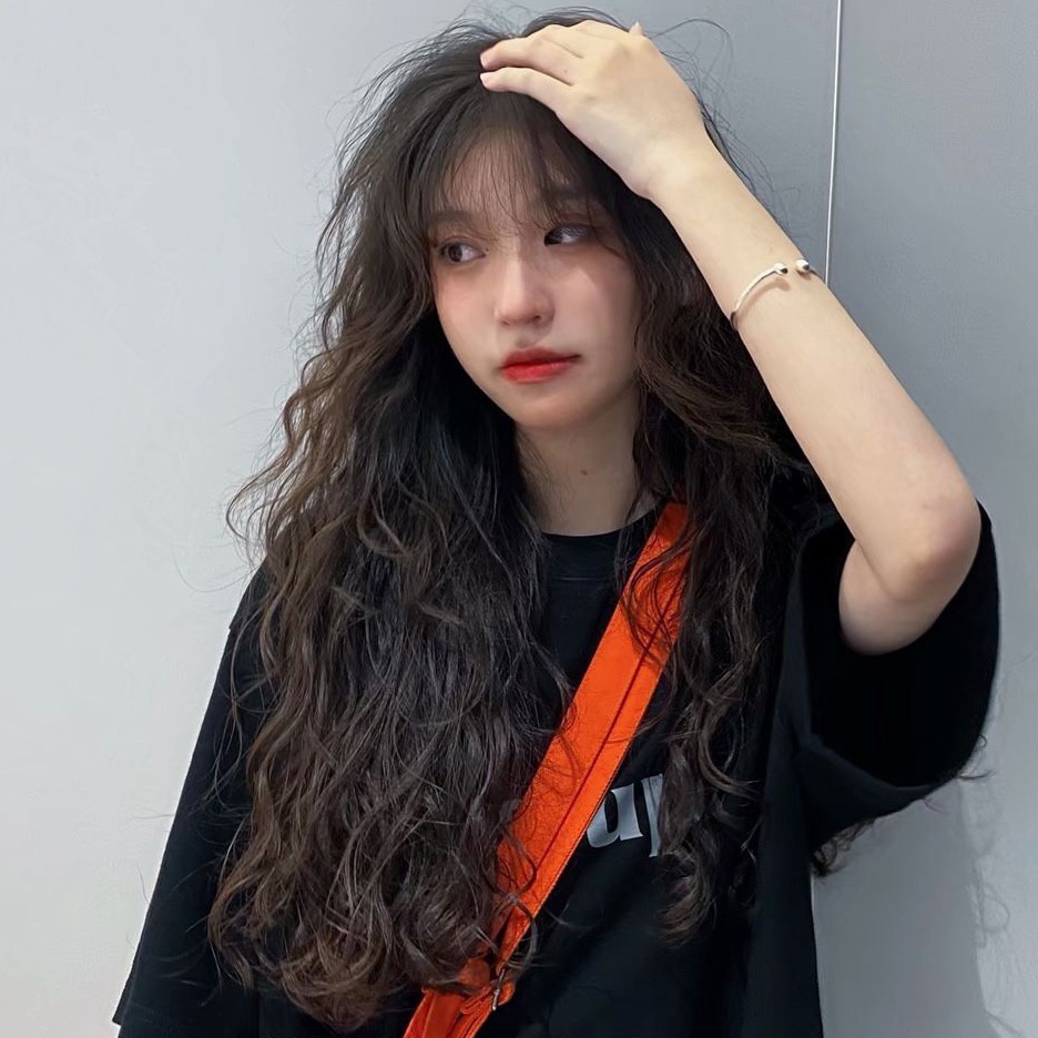 Tóc Giả Dài Xoăn Tự Nhiên Màu Be/Vàng Phong Cách lolita