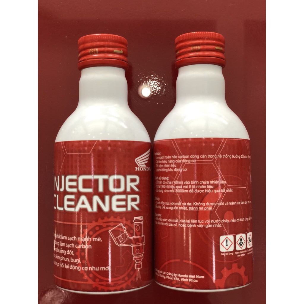 Chai súc động cơ, vệ sinh kim phun và buồng đốt xe máy chính hiệu Honda INJECTER-CLEANER