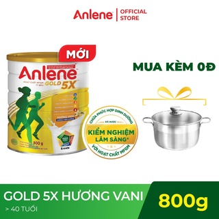 Sữa bột Anlene Gold 5X hương vani lon 800g