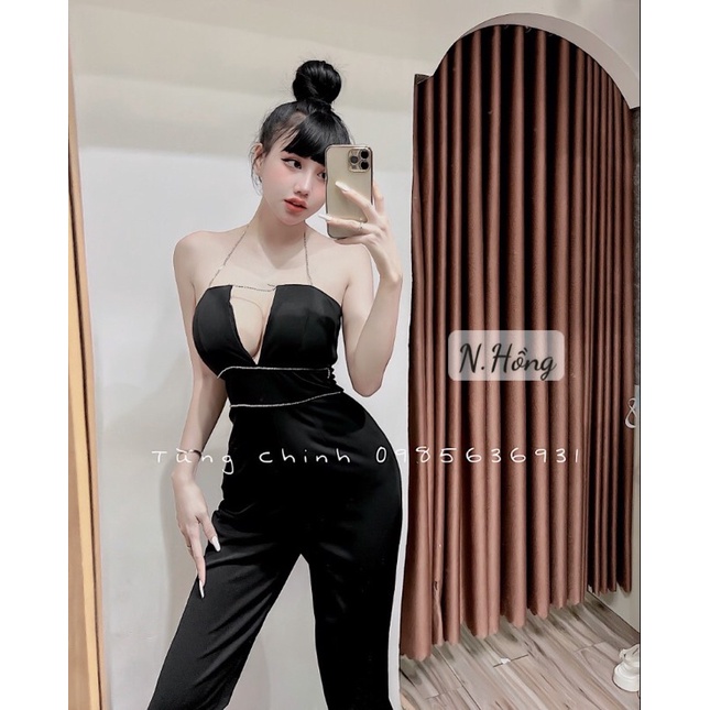 Jumpsuits phối đá