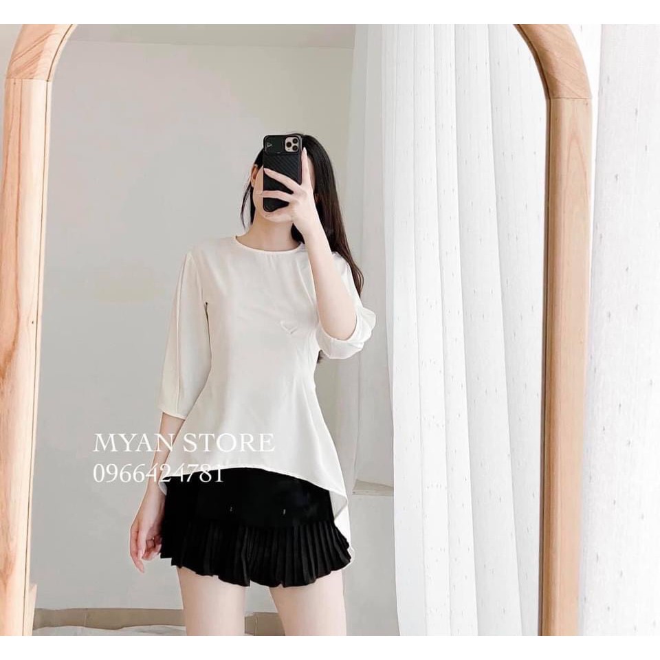 ÁO SƠMI VẠT CHÉO TAY LỠ