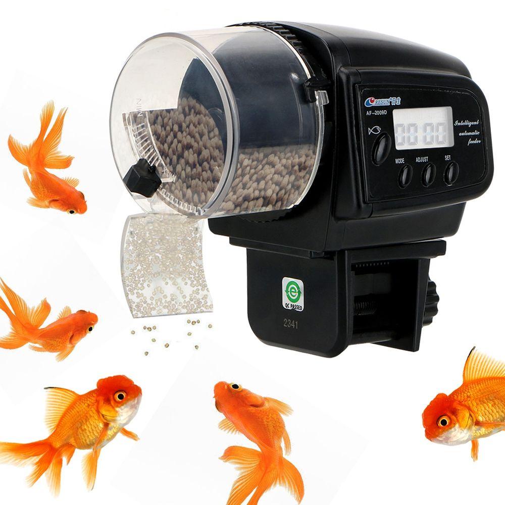 Khay Đựng Thức Ăn Tự Động Cho Cá Có Màn Hình LCD