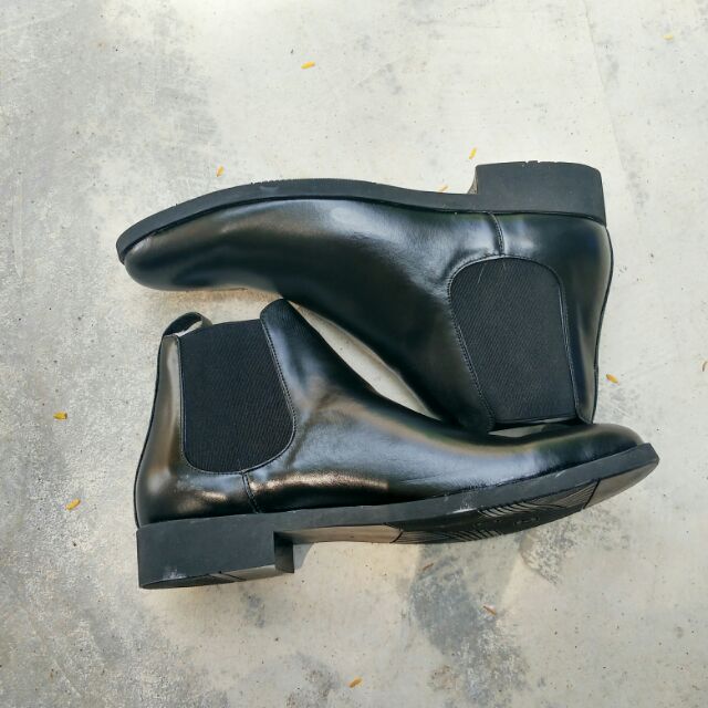 Giày Nam - Giày Cao Cổ Da Bò Bảo Hành 12-Chelsea Boots