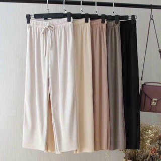 Quần thun tăm ống rộng quần culottes dáng thụng đủ size mẫu mới 2021 | BigBuy360 - bigbuy360.vn