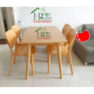 Bộ Bàn ăn Venus gỗ xuất khẩu