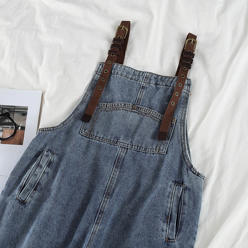 Quần Yếm Denim Form Rộng Thời Trang Năng Động Cho Nữ | BigBuy360 - bigbuy360.vn