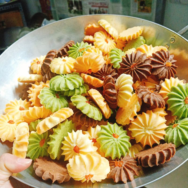 500gr bánh quy bơ 3 vị