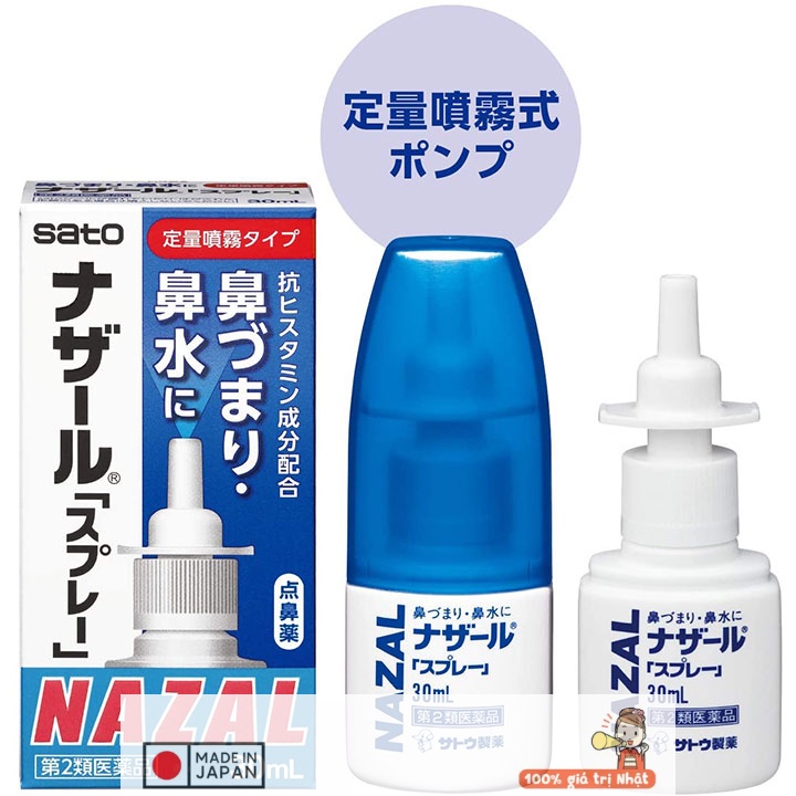 Xịt thông mũi Nazal 30ml