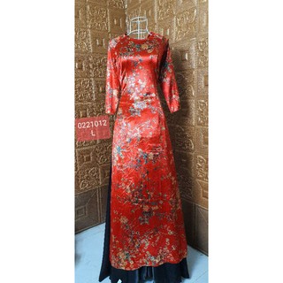 áo dài nhung kim sa trẻ