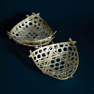 Rổ tre giỏ tre hình tam giác
