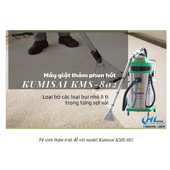 Máy giặt thảm phun hút Kumisai KMS-802