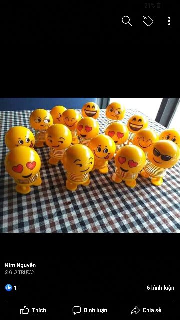 Thú Nhún Emojji con lắc lò xo - Siêu Chất - Siêu Vui Emoji