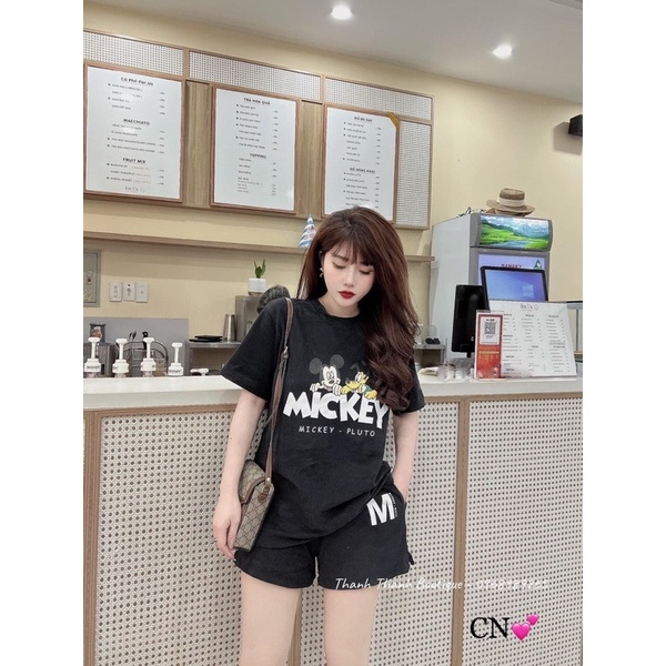 Set bộ cotton hình mickey