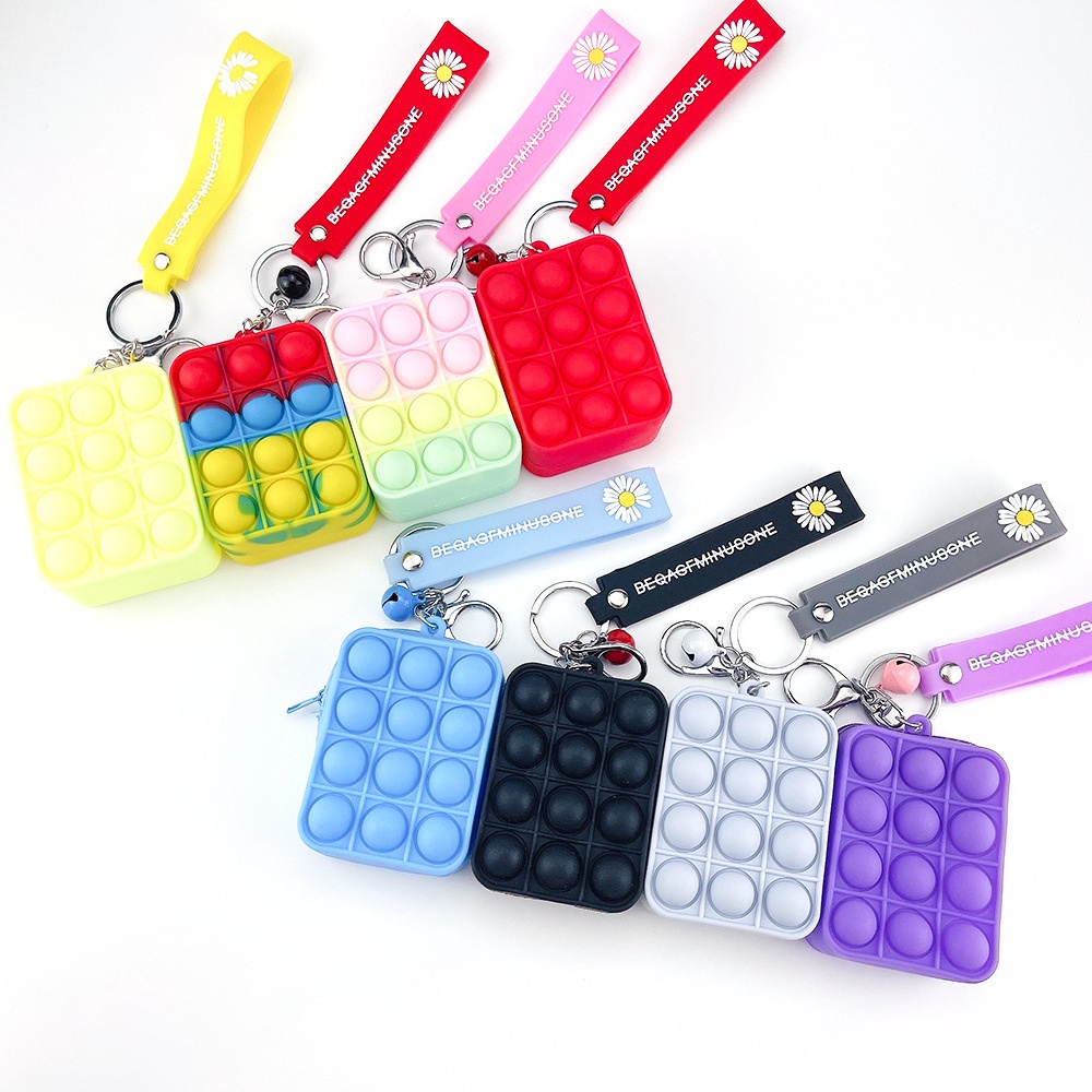 Ví đựng tiền xu bằng silicone kiêm đồ chơi giảm căng thẳng mới