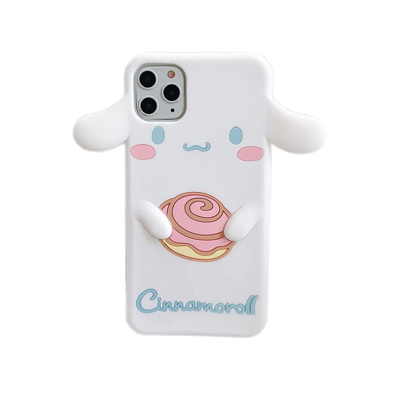 Phim hoạt hình dễ thương cinnamoroll dog silicone case iphone 14 13 12 11 pro max 12mini 13mini x xs max xr 7 8 6 6s plus vỏ cao su mềm