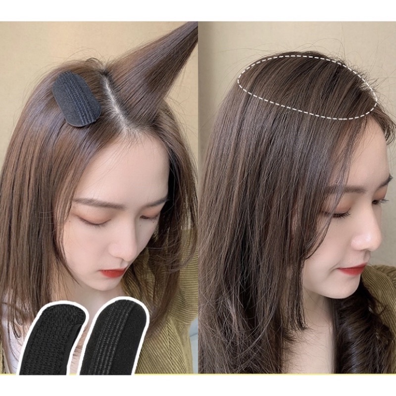 Set 2 kẹp làm phồng mái màu đen Loli