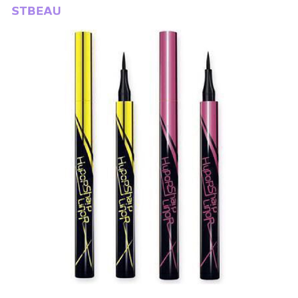 Bút Kẻ Mắt Nước Nhanh Khô Kháng Nước Lâu Trôi Thiết Kế Vỏ Màu Vàng Đồng Thời Trang