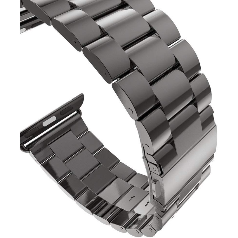 Ốp bảo vệ mặt và dây đồng hồ thông minh thích hợp cho apple watch 38mm 42mm bằng thép không gỉ 44mm 40mm se series 6 5 4