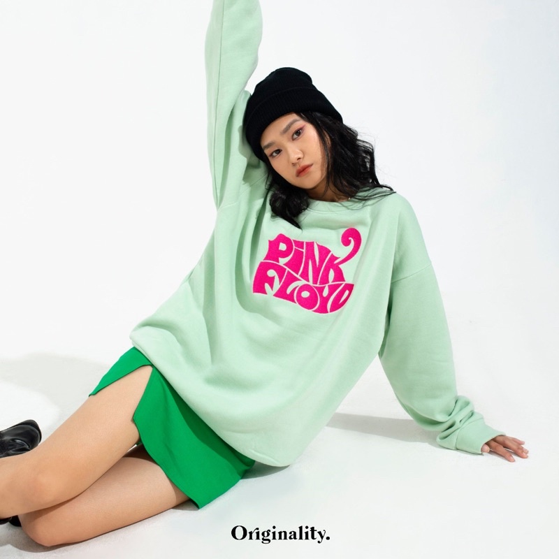 ORIGINALITY - ÁO THUN NỈ DÀI TAY - PINKFLOYD SWEATER | BigBuy360 - bigbuy360.vn