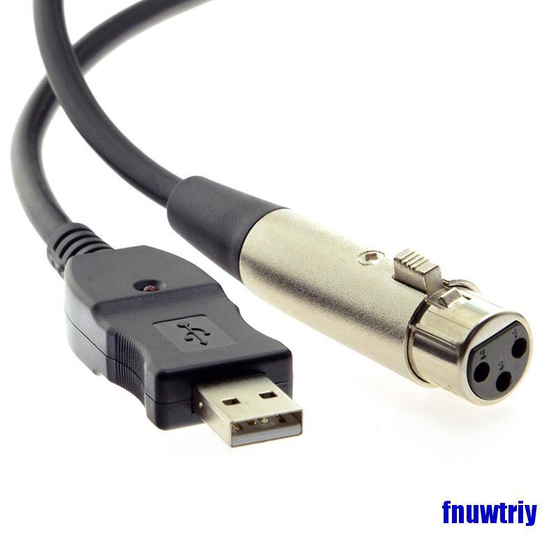 Cáp Chuyển Đổi Âm Thanh Từ Đầu Xlr Sang Usb Đực 10ft | BigBuy360 - bigbuy360.vn