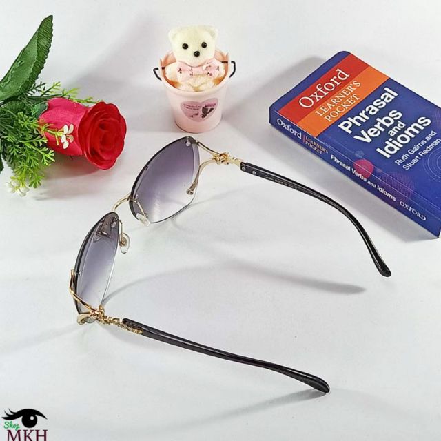 Mắt kính thời trang nữ đẹp cao cấp - bộ gồm bao da ,kính và khăn lau kinh | WebRaoVat - webraovat.net.vn