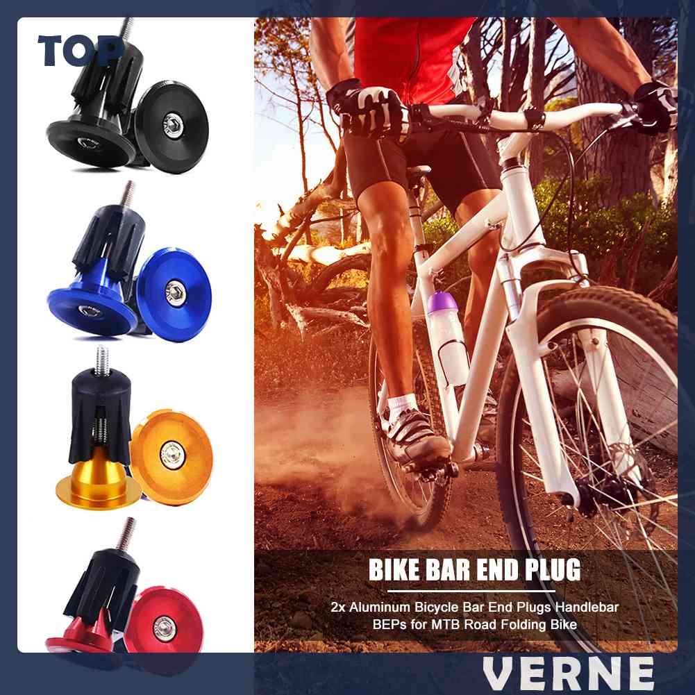 Bộ 2 Nút Gắn Tay Lái Xe Đạp Leo Núi Bằng Nhôm VERNE