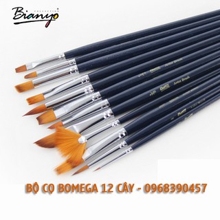 Bộ cọ vẽ Bomega 12 cây