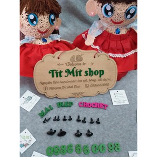 Mũi thú làm thú bông handmade