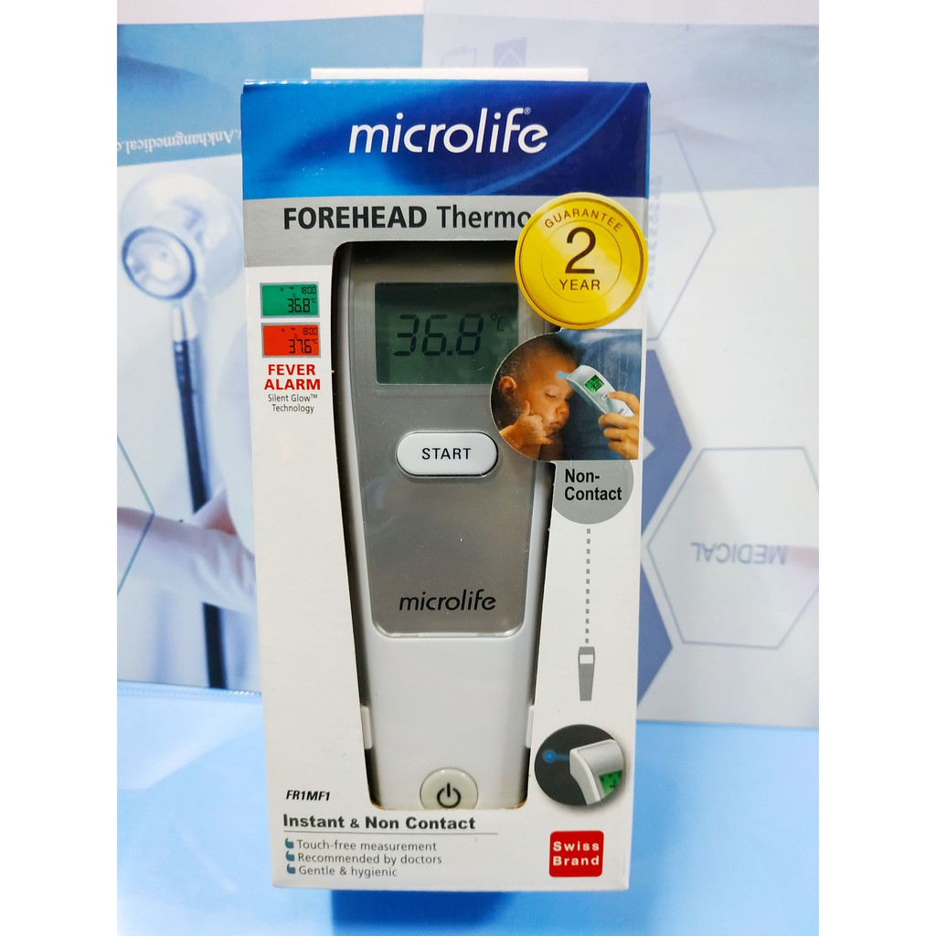 Nhiệt kế hồng ngoại đo trán Microlife FR1MF1 (Chính xác- Chính hãng)