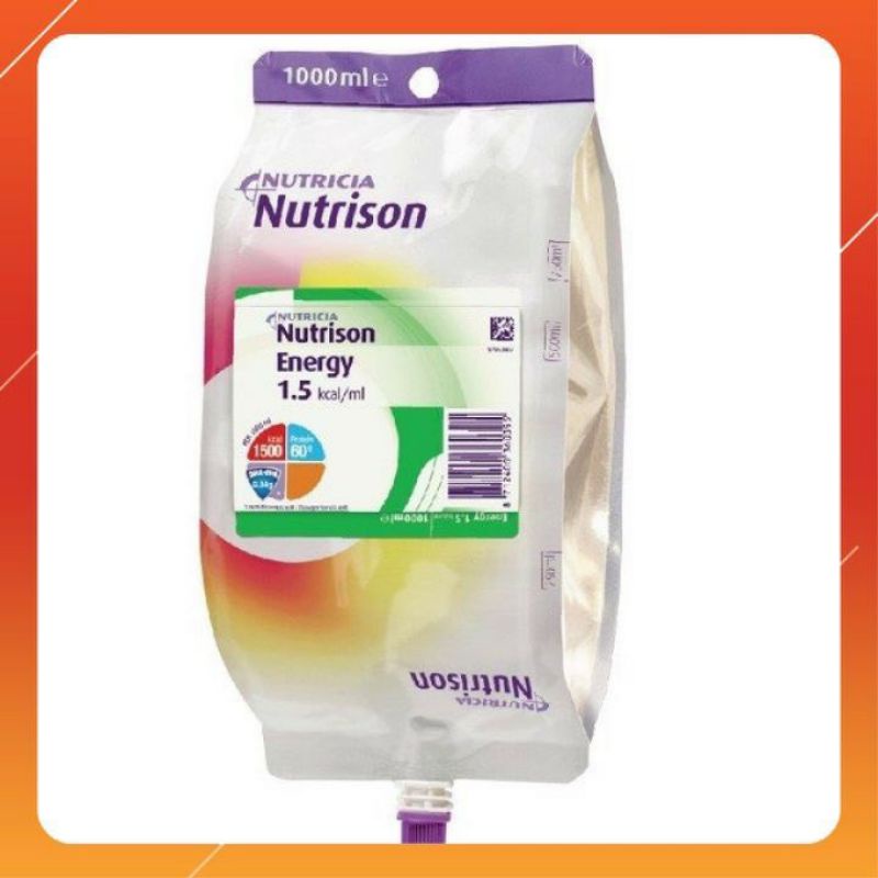 Sữa dinh dưỡng Nutrison Energy túi 1000ml thực phẩm dinh dưỡng y học dành cho người ăn qua ống sone