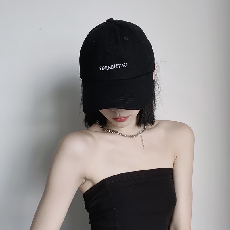 Mũ Lưỡi Trai Thêu Chữ Phong Cách Hàn Quốc Cổ Điển 19141