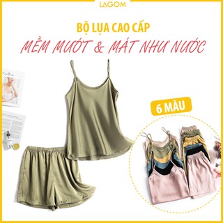 [CAO CẤP] Bộ Ngủ 2 Dây Sexy Lụa Cao Cấp Mát Lịm (Video & Ảnh Thật)