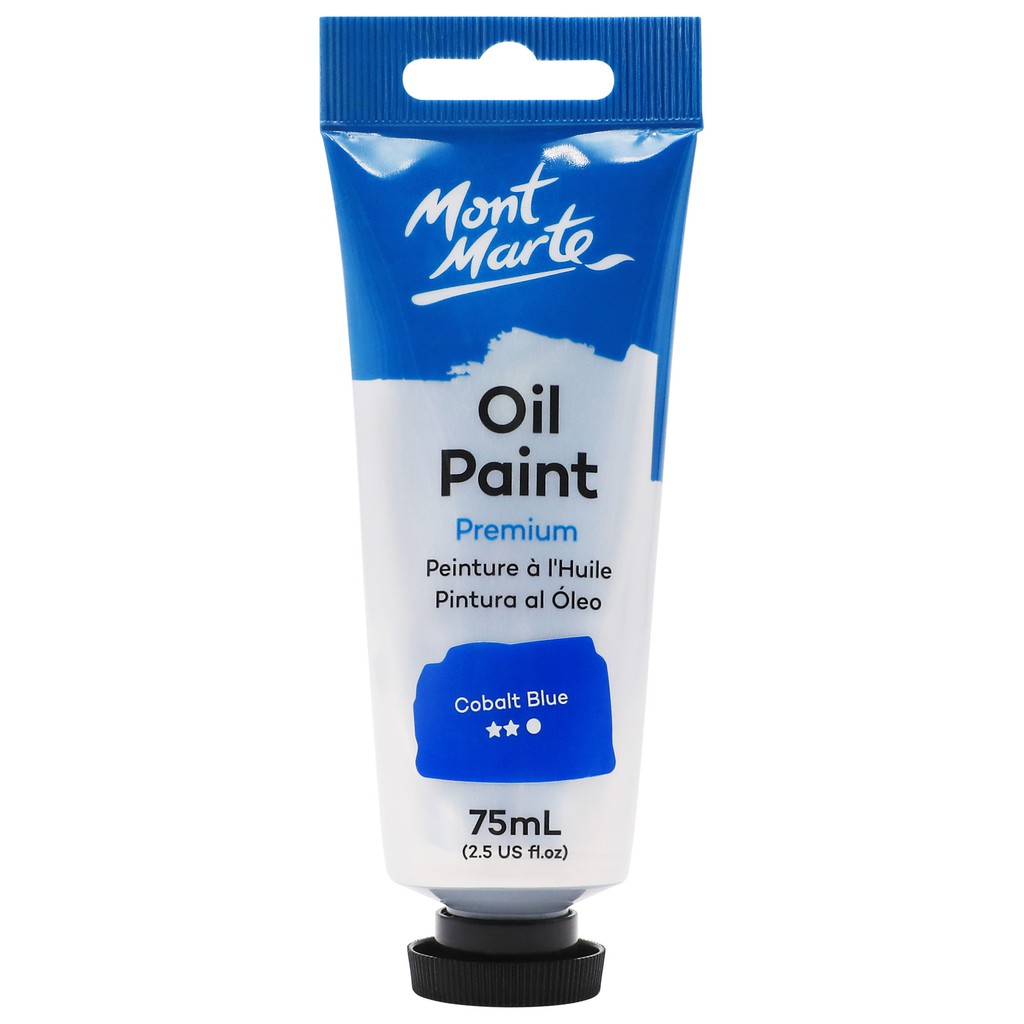 BÁN LẺ - MÀU SƠN DẦU CAO CẤP MONT MARTE TUÝP 75 ML - MONT MARTE OIL PAINT 75 ML